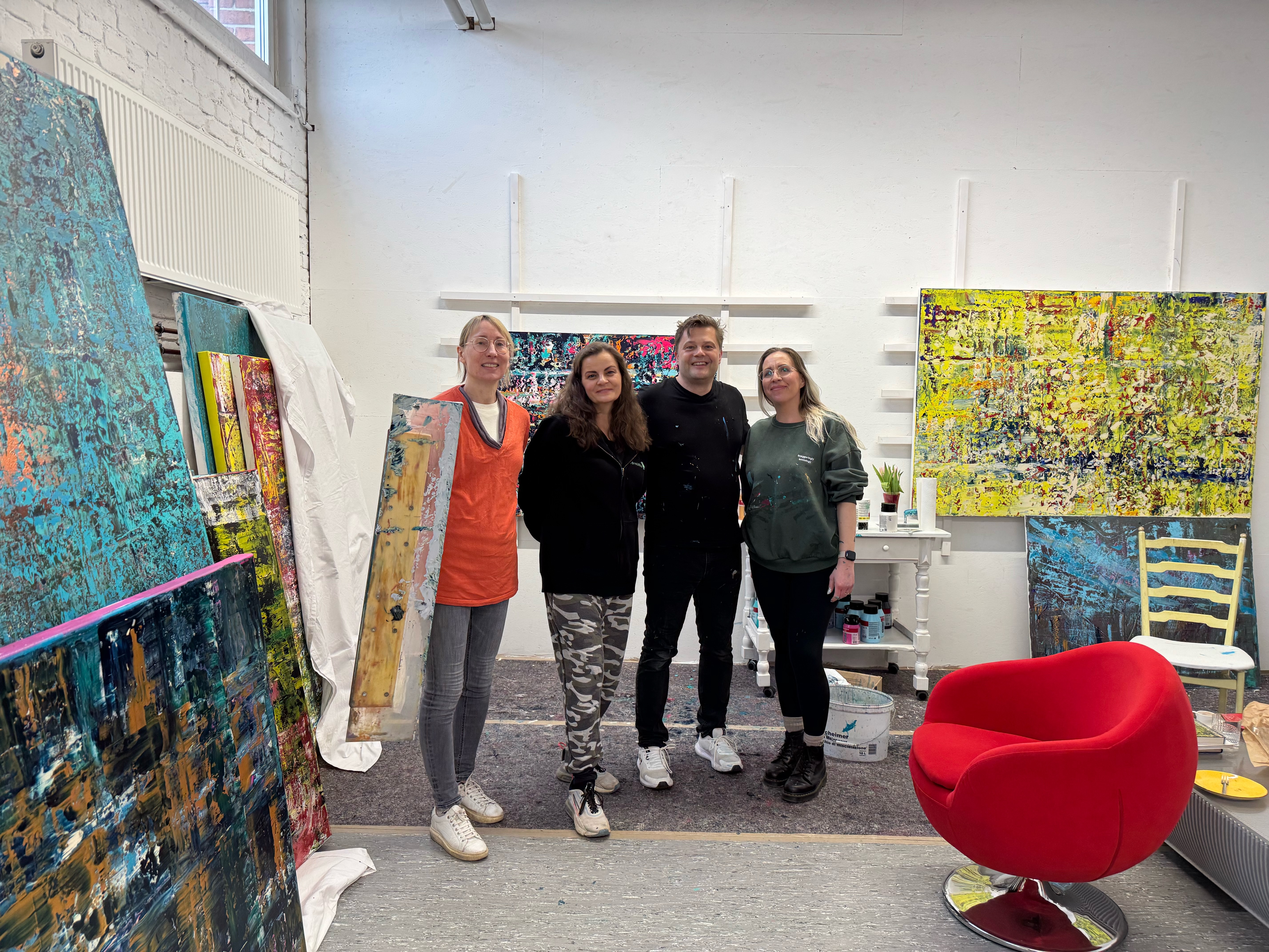 Lav dit eget abstrakte kunstværk på 5 timer