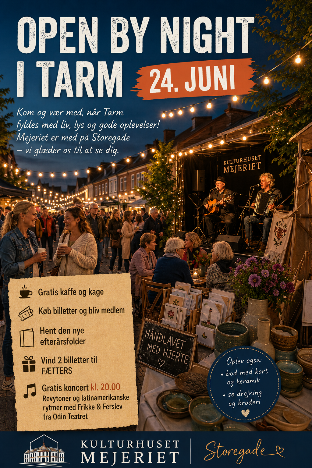 Open By Night i Tarm